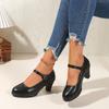 2025 New Women Elegant Platform Pumps New Fashion womens Buckle Shoes Women Comfortable High Heels Shoes Zapatos De Mujer