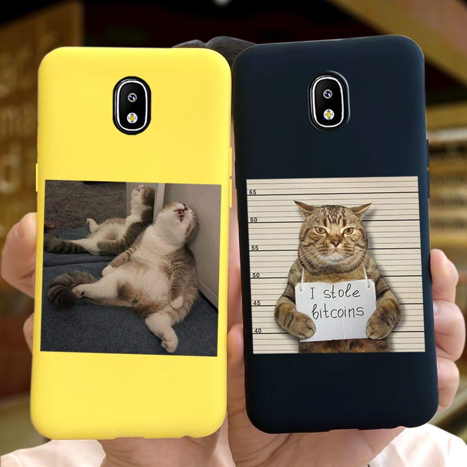 Candy Color Silicone Phone Case For Samsung Galaxy J3 J5 J7 2017 Case J330 J530 J730 Soft TPU Cover For Samsung J3 J5 J7 2017