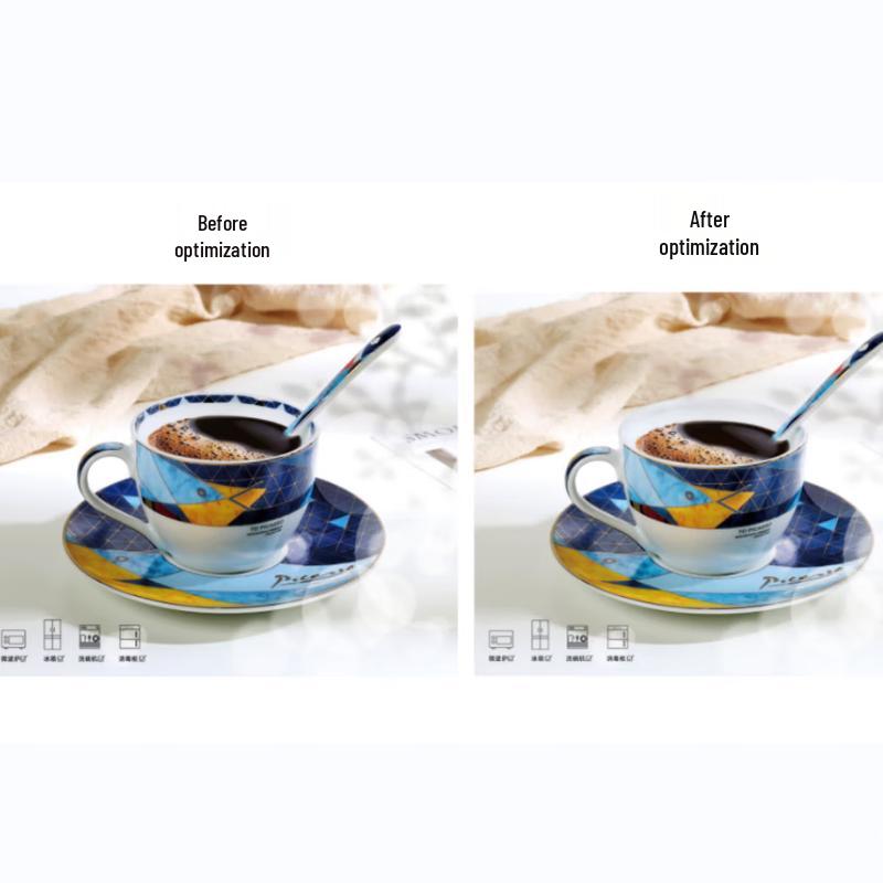 Picasso 'Flying' Ceramic Cup and Saucer Set