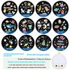 Starry Sky Projection Music Bluetooth Night Light Dreamy Gift Rotating Bedroom Bedhead Atmosphere Lighting