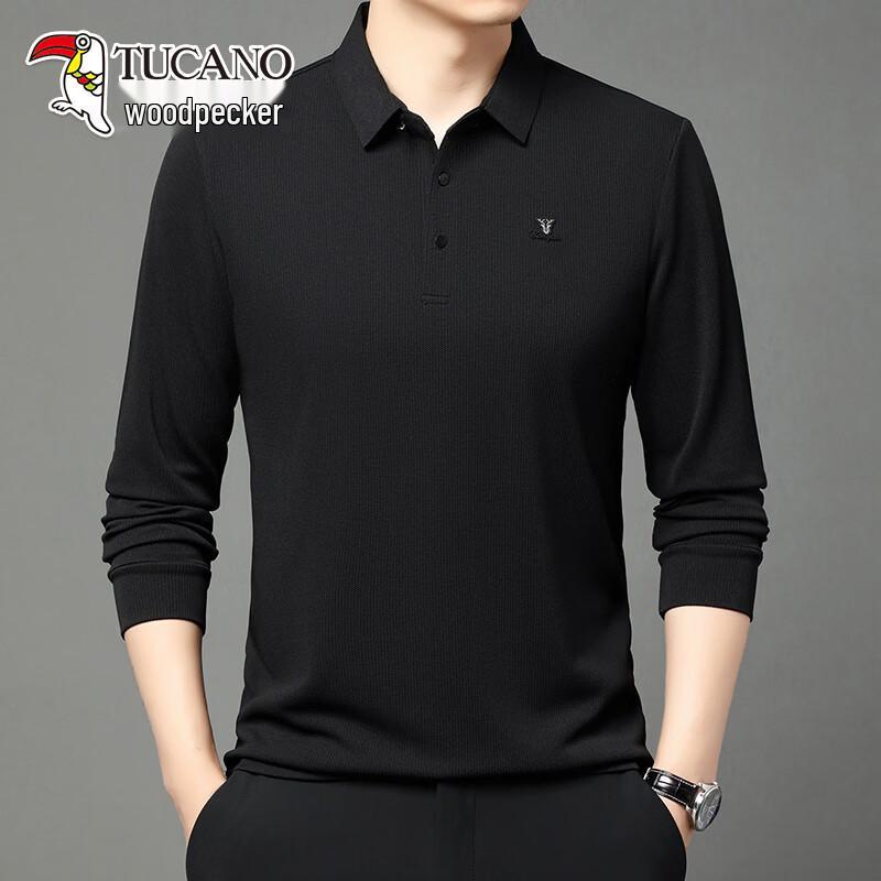 TUCANO Men s Long Sleeve Polo T-shirt L