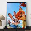 Diamond Painting Set Classic Judy and Nick Fan Artwork 5D Diamond Painting Cross Stitch Mosaic Home Decor