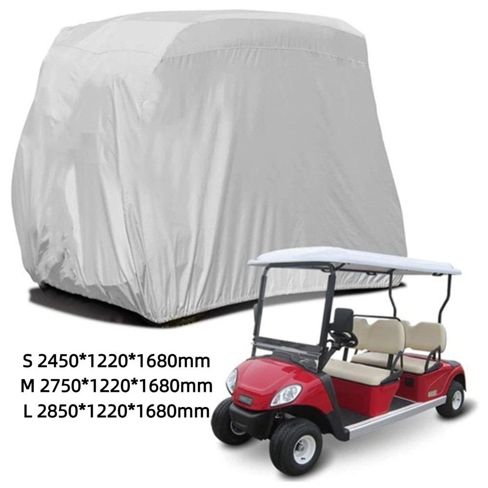 UV Resistant Golf Cart Cover Dust Proof Outdoor Vehicle Cover Sightseeing Car Cover  All-Season Use