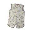 Takihyo Snoopy Baby Vest Long Muslin 215155640 Sleeper, 2-Way Vest, 6-Layer Gauze, Off-White,