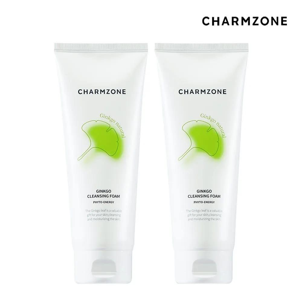 CHARMZONE Ginkgo Natural Cleansing Foam 200ml x 2