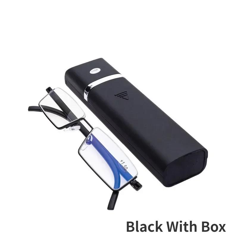 

Модные полукадровые мужские очки для чтения в стиле ретро с пресбиопией, законченные очки для дальнозоркости, мужские очки с блокировкой синего света +4.0