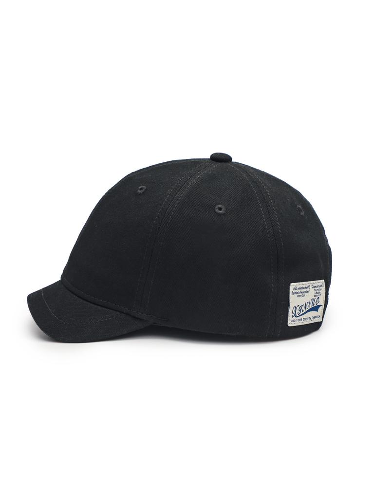 Baseballkappe aus Baumwolle mit kurzer Krempe für Herren und Damen, lässig, Vintage-Dad-Mütze, verstellbar, Trucker-Stil, niedriges Profil, Nylon-Verschlussband