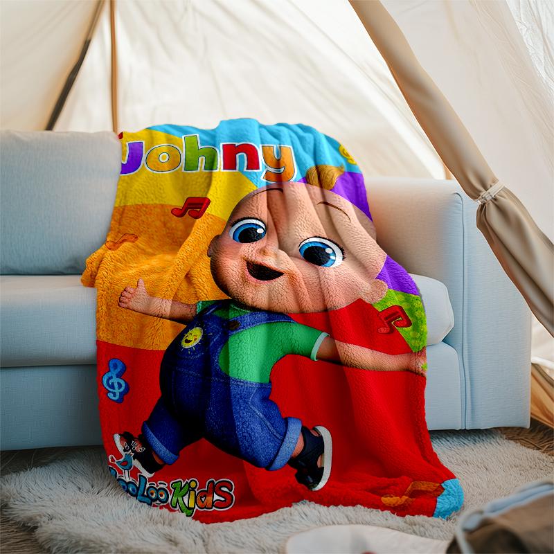 Coperta Stampata a Tema CoComelon - Perfetta per Divano, Letto, Viaggi e Uso Esterno | Lavabile in Lavatrice, Accogliente e Durevole.