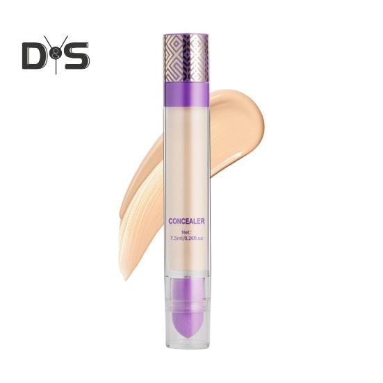 

7,5 мл двухкомпонентный консилер с кисточкой-пуховкой для пудры, пятен от прыщей, темных кругов, полное покрытие, стойкий натуральный водостойкий увлажняющий макияж для лица B