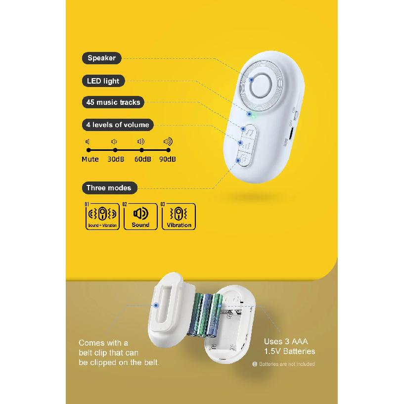 Caregiver Pager Wireless Nurse Call Buttons for Elderly Monitoring SOS Alert System Portable Alarm Call Bell for Nursing Home