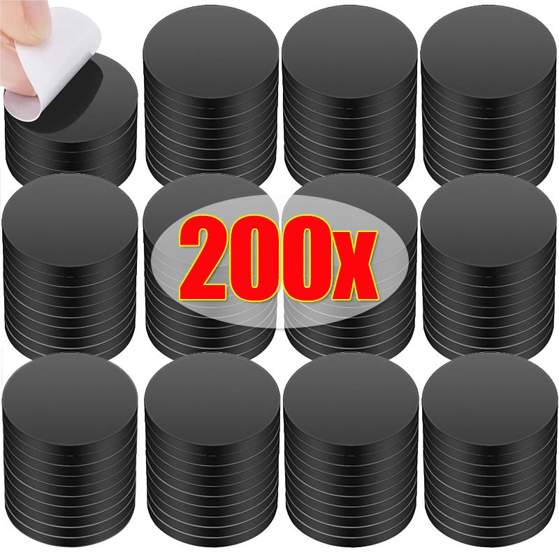 Mini Selbstklebende Magnetfolie Quadratisch Runde Magnetpunkte Magnetband DIY Kühlschrank Büro Whiteboard Flexible Magnetfolie