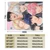 Kpop PLAVE Caligo pt  Blankets Soft Funny Plush Throw Blanket For Couch Chair Sofa Bed Travel Office Flannel Bedspread Bed Cover