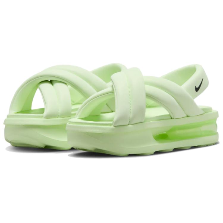 Nike Air Max Isla Women's Barely Volt/Black Air Cushioning Comfort Sandals FJ5929-700