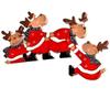 Elk Santa Claus Xmas  Navidad Door Frame Decoration Home Decor Door Trim Christmas  Ornaments
