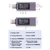 Type-C Cellphone Charging Tester PD Direct Current Voltmeter Power Meter Aluminum Alloy Housing Support 4-30V Voltage 0-12A Current Support Fastchargi