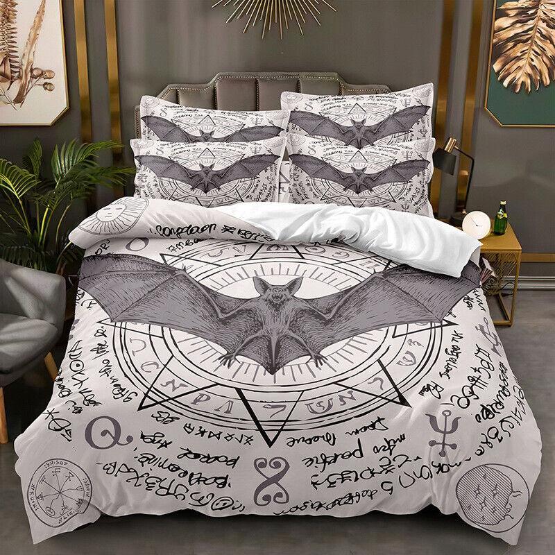 Viking Mythology 3D Duvet Cover Pillowcase Single Double King Bedding Set Gift
