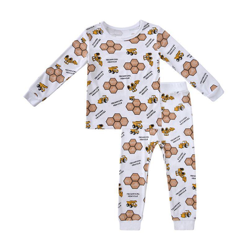 1-13 Years Kids Underwear Sweatshirt and Pants Set Loungewear