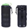 Verbesserte Sport-Wasserflaschen-Tasche, Taktischer Kordelzug Molle Wasserflaschenhalter, Reise-Netz-Wasserflaschentasche