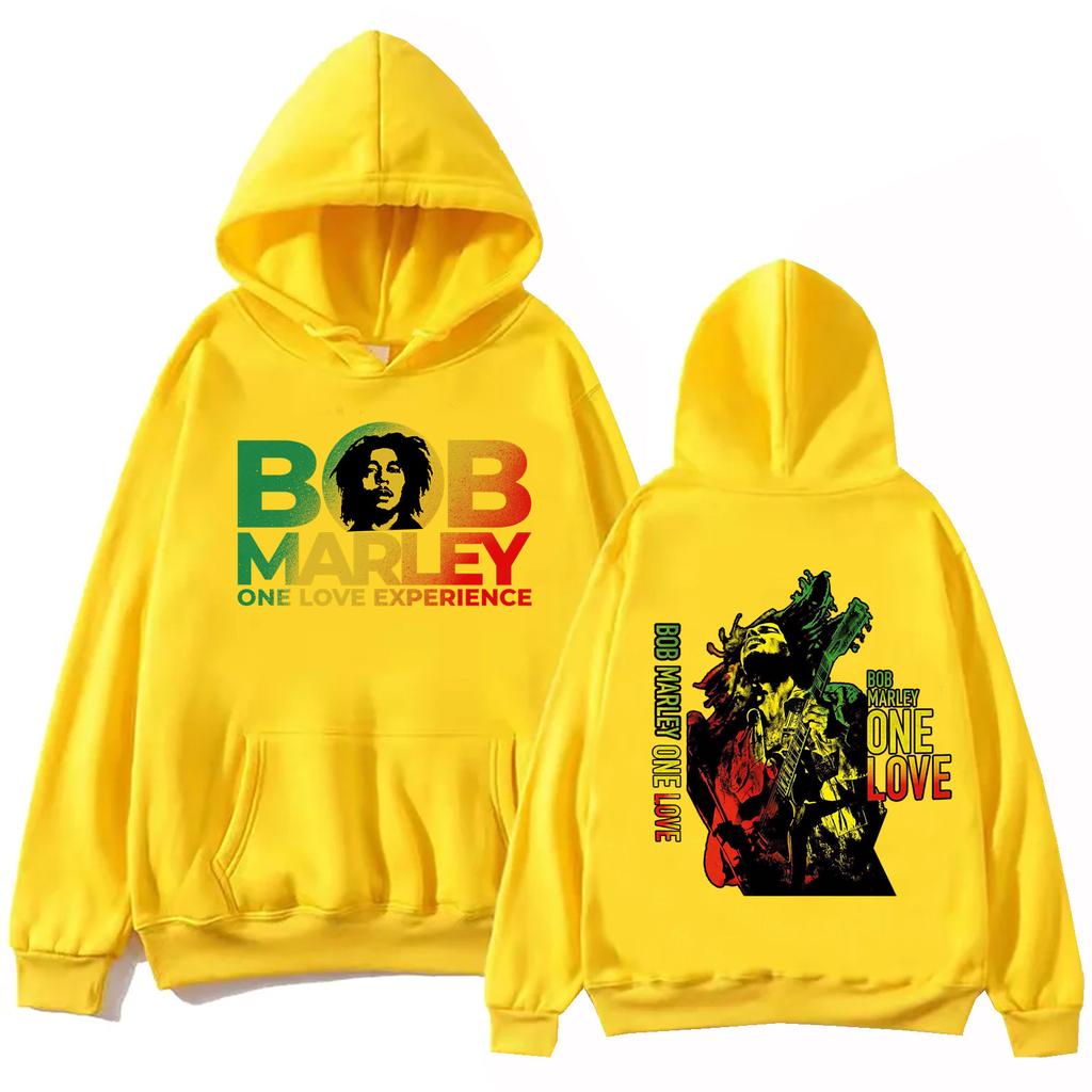 Bob Marley Hoodie Harajuku Hip Hop Pullover Tops Popular Music Sweatshirt Fans Gift Couple hoodie