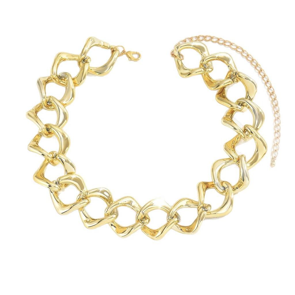 Women's Hip-Hop Clavicle Necklace - Exaggerated & Versatile Niche Jewelry