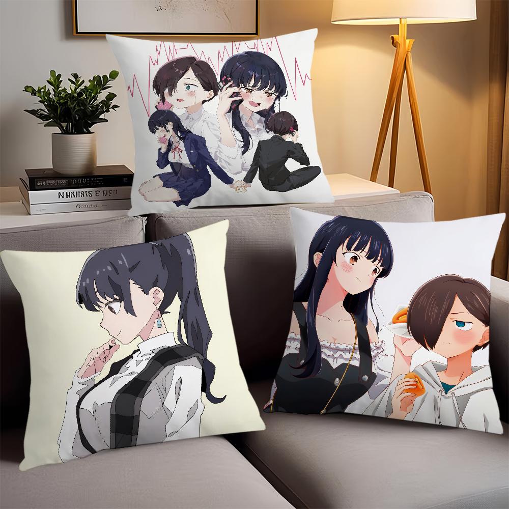 Anime The D-Dangers In My H-Heart Pillow Case Office Cushions Suitable For Sofa Car Bedroom Decorative Cushion Cover