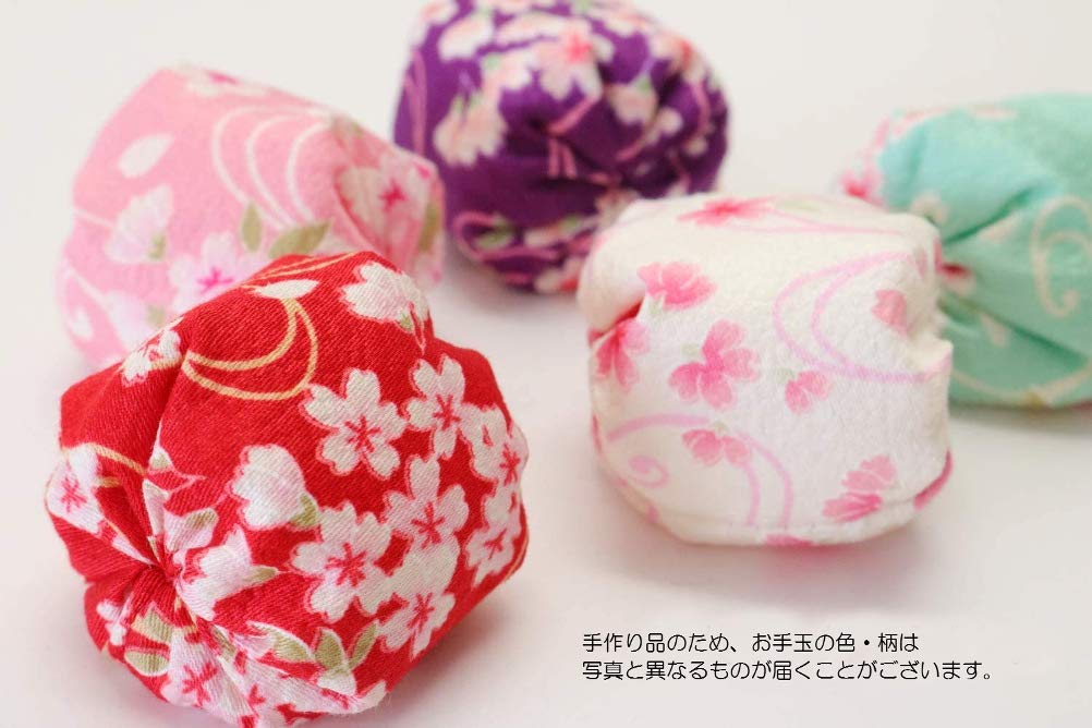 Matsumi Kogei Bean Cherry Blossom Round Plastic Pack of 5 Japanese-made Bags, Design, Case,