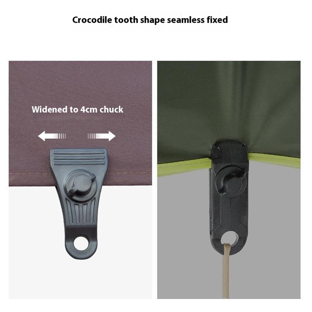 

10Pcs Heavy Duty Tent Clamps Outdoor Windproof Tarp Canopy Plastic Clips A