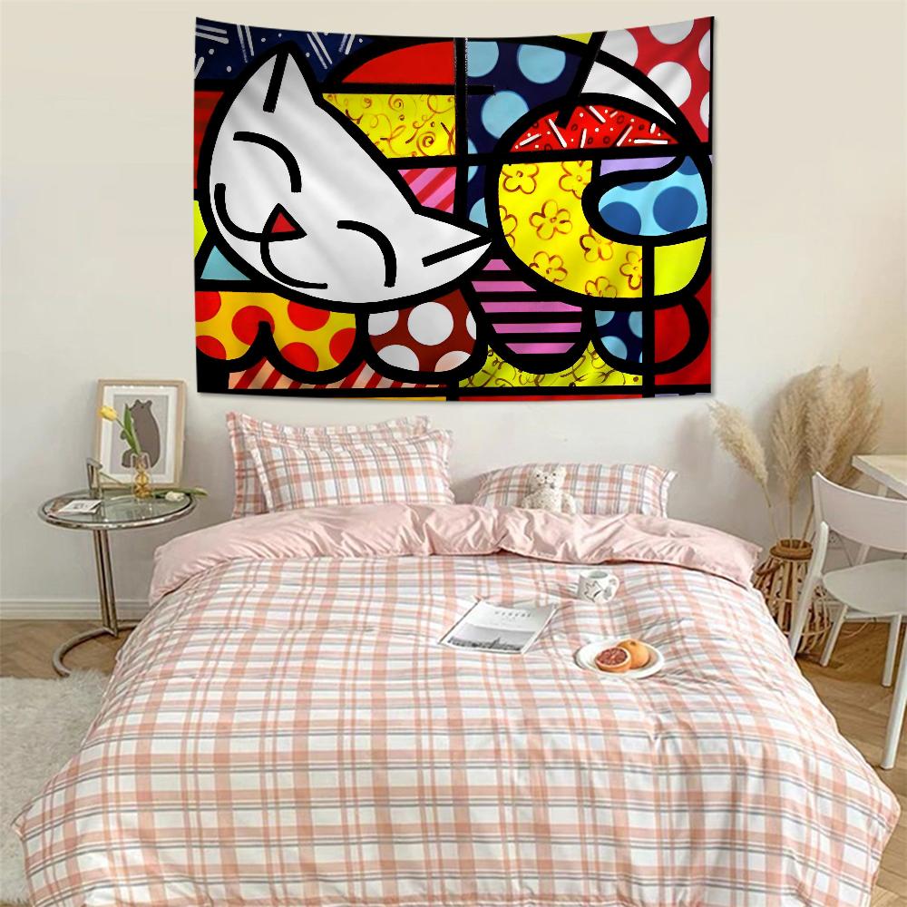 Britto Anime Tapestry Art Science Fiction Room Home Decor Wall Art Decor