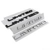 1X 3D ABS LIMITED Car Body Emblem Rear Trunk Badge Sticker for Wrangler Tj Jk Jl Grand Cherokee Commander Renegade Liberty