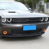 ABS Voorste Mistlamp Lamp Decoratie Cover Sticker Geschikt Voor Dodge Challenge 2015 En Hoger Auto Buiten Ornament Accessoires