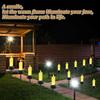 Solar Candle Light Outdoor Candle Ground Light Garden Decorative Light Camping Atmosphere Light