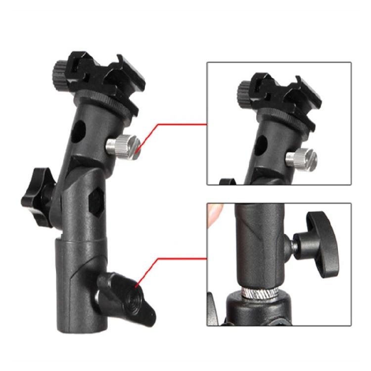 Hot Shoe Umbrella Holder Light Stand Hot Shoe Flash Holder Adapter Adjustment Photography Mounting Accessories