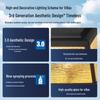 Cross Park Solar Wall Lamp for Outdoor Villa and Courtyard Gates