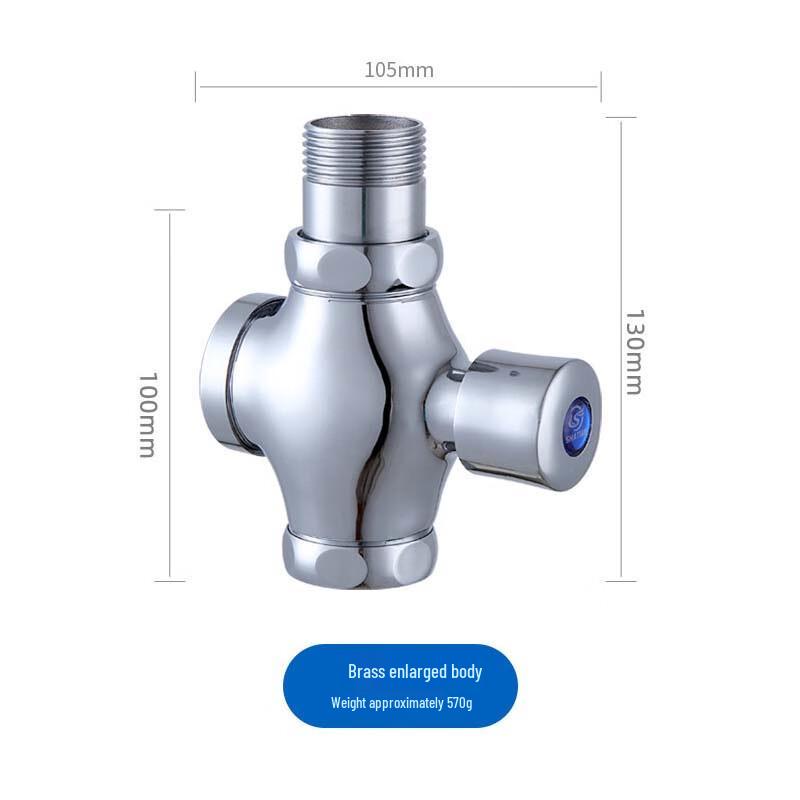 Push-Button Delay Flush Valve for Squatting Pan