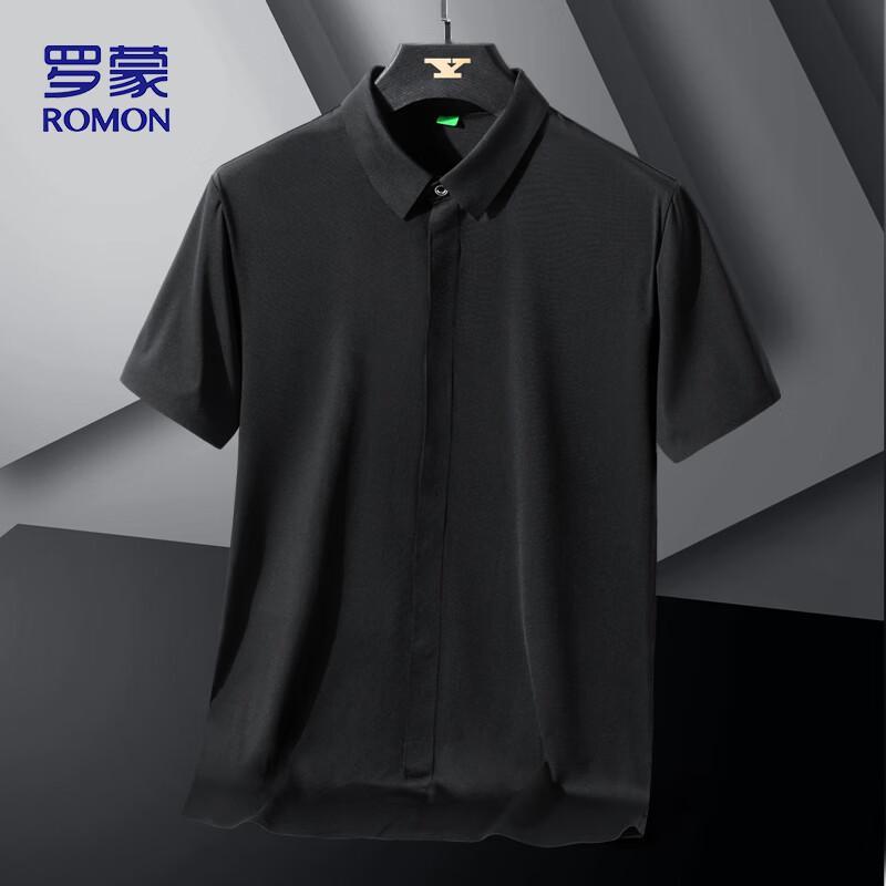 ROMON Men s Ice Silk Quick-Dry Short Sleeve Shirt 2XL