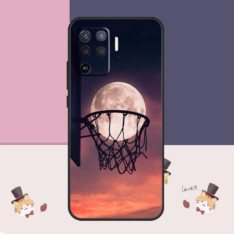 Basketball Case For Oppo A94 A74 A54 A18 A38 A58 A78 A98 A80 A60 A40 A96 A76 A16 A15 A17 A57 A77 A5 Pro