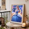 Disney Pearl Painting Cinderella and Stitch Ball Fantasy Creative Art 5D Exquisite Landscape Sparkling Craft Home Wall Decoration DIY Handmade Gift