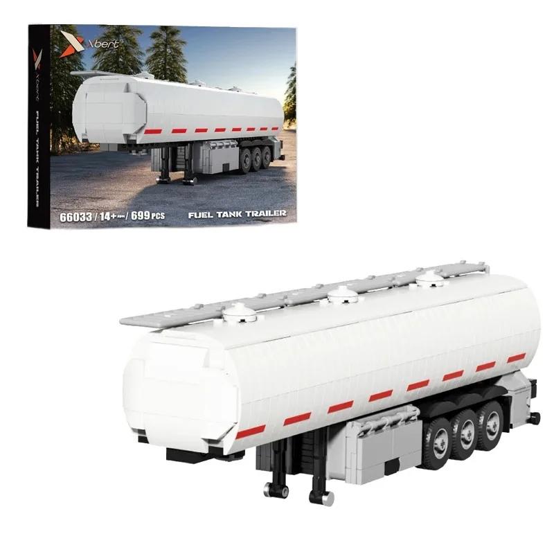 421PCS European Truck Head Building Blocks Connectable Container Trailer Model Bricks Educational DIY Toys For Children's Gifts