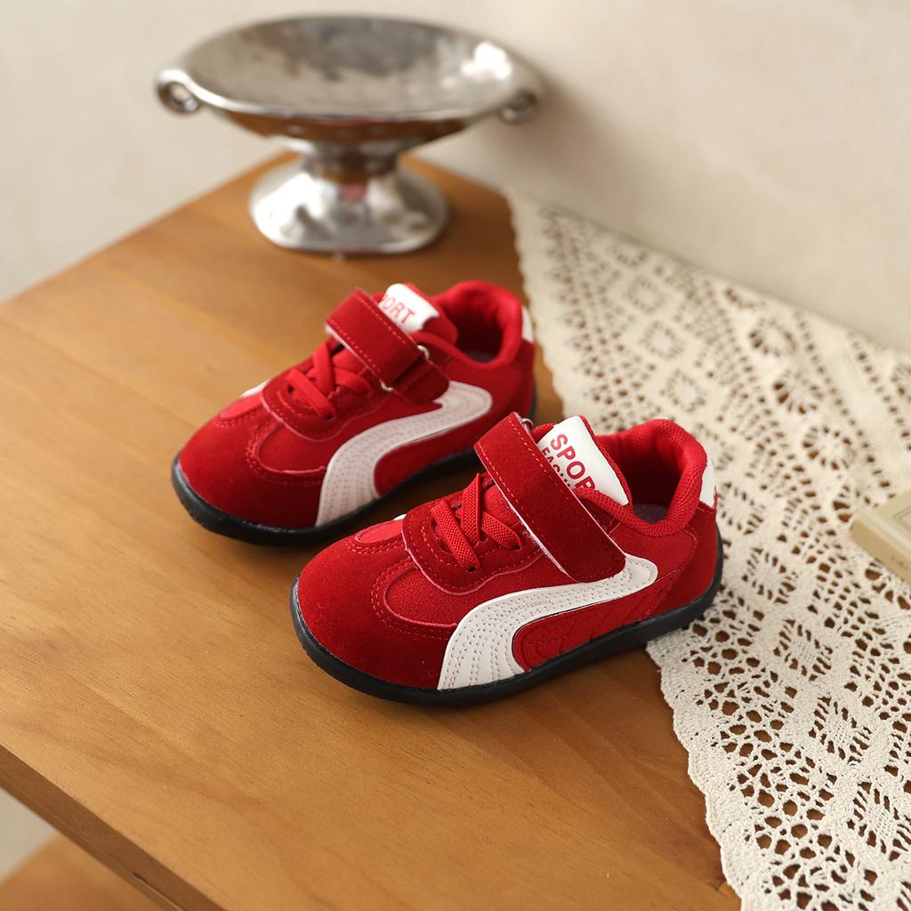 Children's Sports Shoes - Boys' Velcro Casual Shoes with Anti-slip Feature - New Style Girls' Shoes