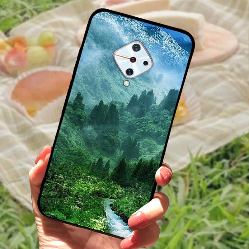For Vivo V17 Russia Case Vivo 1920 TPU Soft Silicone Marble Phone Case For Vivo S1 Pro Fundas V1945A V1945T Cover Coque Shells