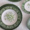 French Retro Marie Dark Green Ceramic Dinnerware Set