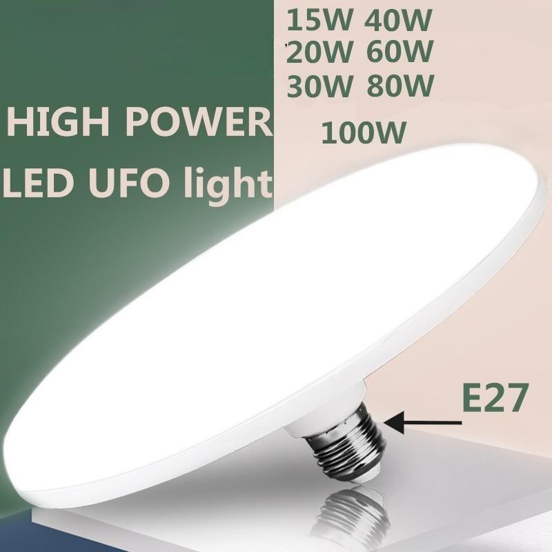 Energy-saving UFO LED Bulb Light Flat Low Height Ceiling Aluminum Base