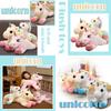 Magical Unicorn Stuffed Animal Plush Doll Toy Ideal For Birthday Gifts For Kids