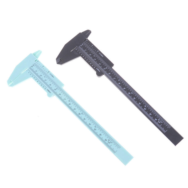 1Pc 6 Inch 150Mm Plastic Vernier Caliper Sliding Gauge Ruler Jewelry Measuring