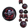 Stylish Skeleton Spare Tire Cover For 1/10 Rc Crawler Wrangler Traxxas Trx-4