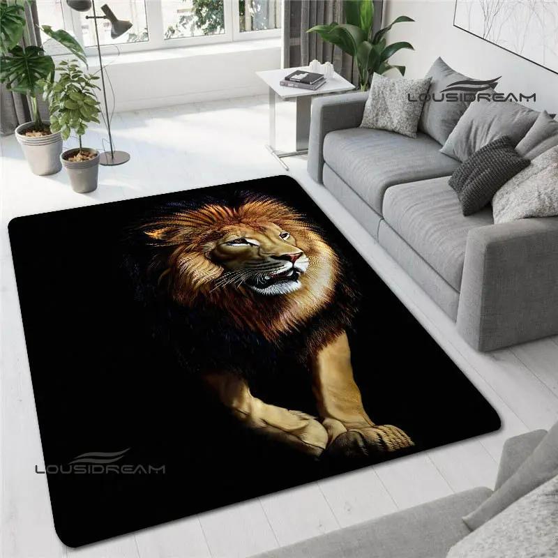 3D Lion Printed Carpet non-slip Carpet kitchen mats for floor decoracion anime rug Fashion yoga mat bedroom decor birthday gift