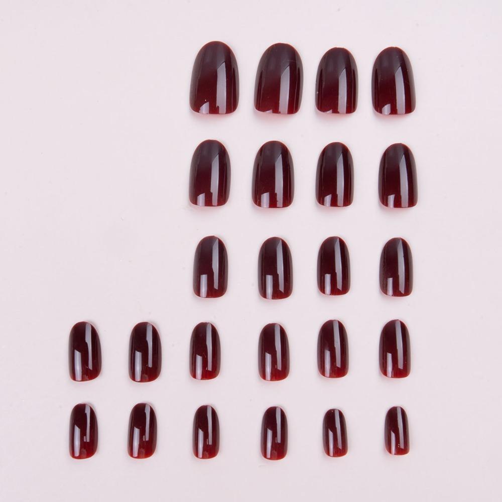 Wearable Manicure Almond Fake Nails Valentine's Day Nail Tips Detachable False Nail Girl