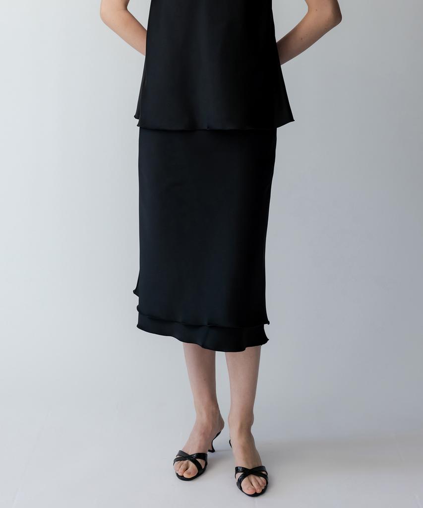 TOWAV Veill Satin Skirt