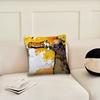 Cartoon C-Calvin and H-Hobbes cushion cover Cushion Room Bedroom Headboard Sofa Living Backrest Nap Time Pillow Case