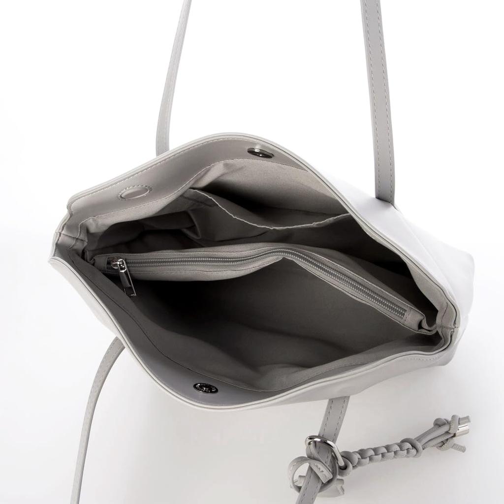 2-way Wide Tote Bag with Knot Charm